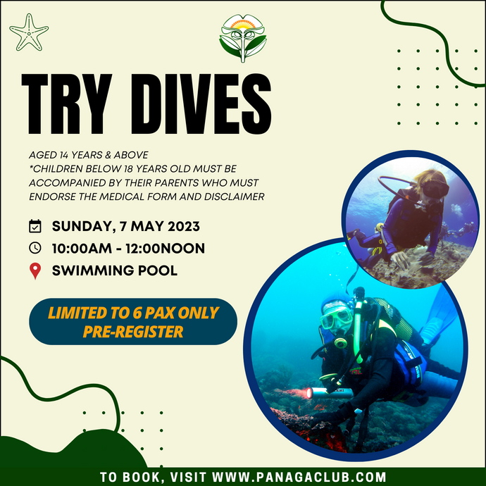 Try Dives During Panaga Club Open Day Family Fun Day!