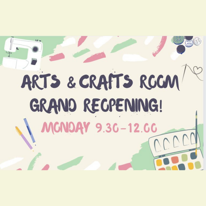 Arts & Crafts Room Grand Reopening!