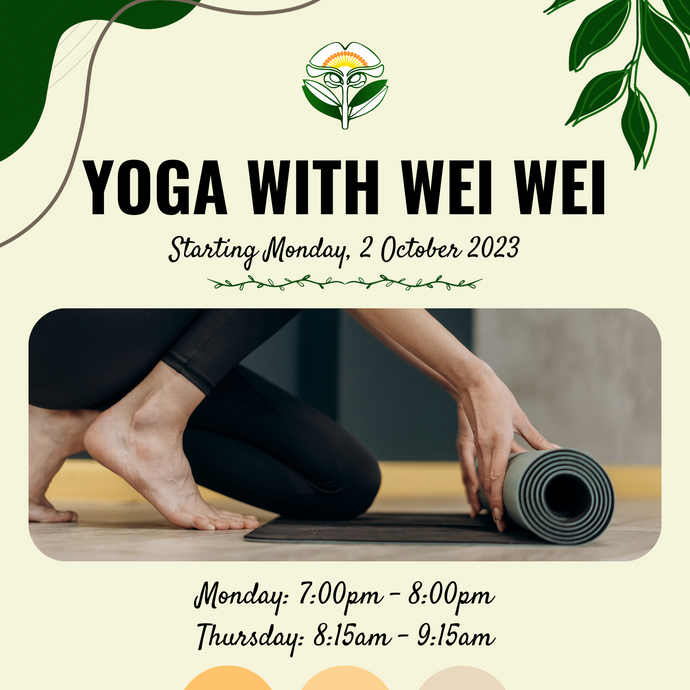 Yoga with Wei Wei Starting This October