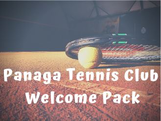 Panaga Tennis Club Welcome Pack