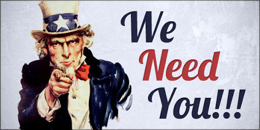 We Needs You!!!