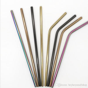 Metal Straws (3 Types)